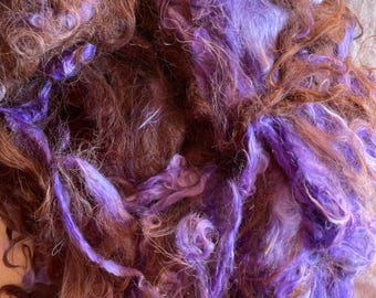 Dyed Suri Alpaca Locks - Lilac Fairy