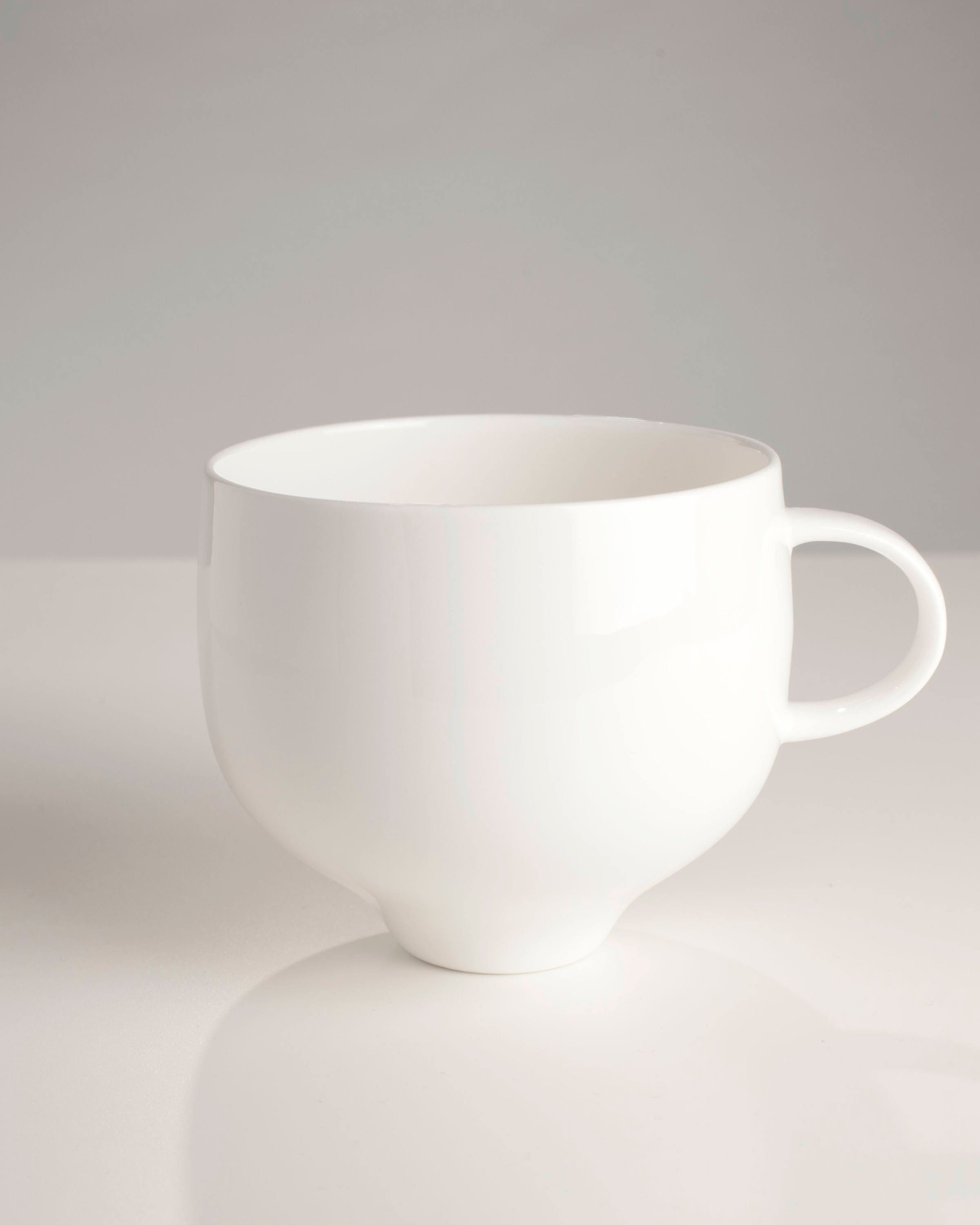 Handmade White Ceramic Elem Coffee/ Tea Cup Etsy