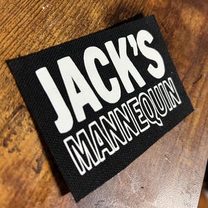 Jack’s Mannequin Vinyl Iron On Patch