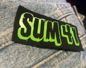 Sum 41 Vinyl Iron On Patch