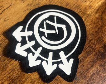 Blink 182 New Logo Vinyl Iron On Patch