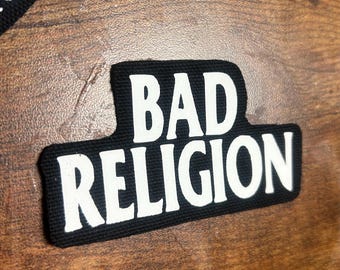 Bad Religion Vinyl Iron On Patch