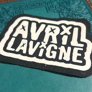 Avril Lavigne Vinyl Iron On Patch