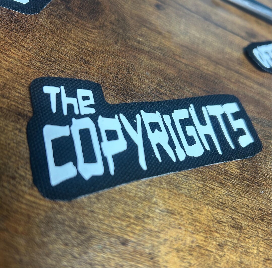 The Copyrights Vinyl Iron on Patch - Etsy