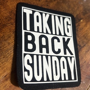 Taking Back Sunday Vinyl Iron On Patch