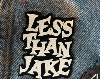 Less Than Jake Vinyl Iron On Patch