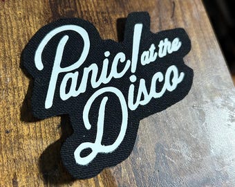 Panic At The Disco Vinyl Iron On Patch