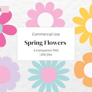 Daisy Svg | Spring flowers | Daisy Silhouette | Flower Svg  | Spring Svg | Daisies Cutting Cut File | Flower Clipart