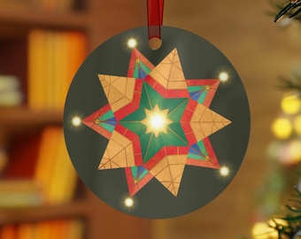 Pinoy Parol Christmas Star Of Bethlehem Lantern Filipino Philippines Traditional Cultural Celebration Tree Decorations Pasko Metal Ornaments