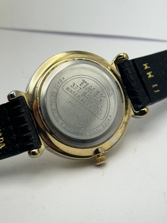 1993 Vintage Ladies Timex Gold Cocktail  Quartz W… - image 7