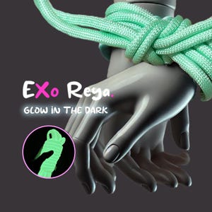 Bondage Rope Glow in the Dark | 16FT/33 FT (5M/10M) Shibari Rope | Soft Bondage Rope Bondage Restraint for Shibari Kinbaku