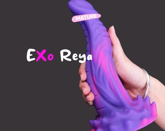 Dragon Dildo Series | Purple Fantasy Dildoes 6-8 inches, 5 Designs | Large Fantasy Dildo Sex Toy for Women Men