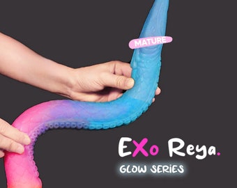 Extra Long Fantasy Dildo 16.5 inches 42cm | Glow in the Dark Dildo |  2-4 Day UK Delivery | Water Dragon Dildo, Sea Monster Dildo