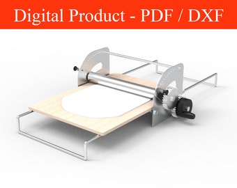 Dilution de la pâte, façonnage de la pâte, pâte à croissant, Plan DXF PDF