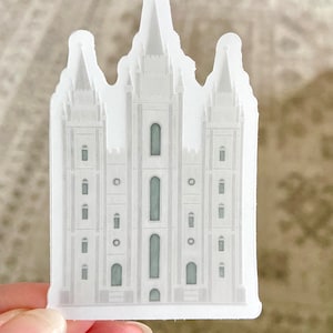 Salt Lake City Utah Temple 3 inch sticker