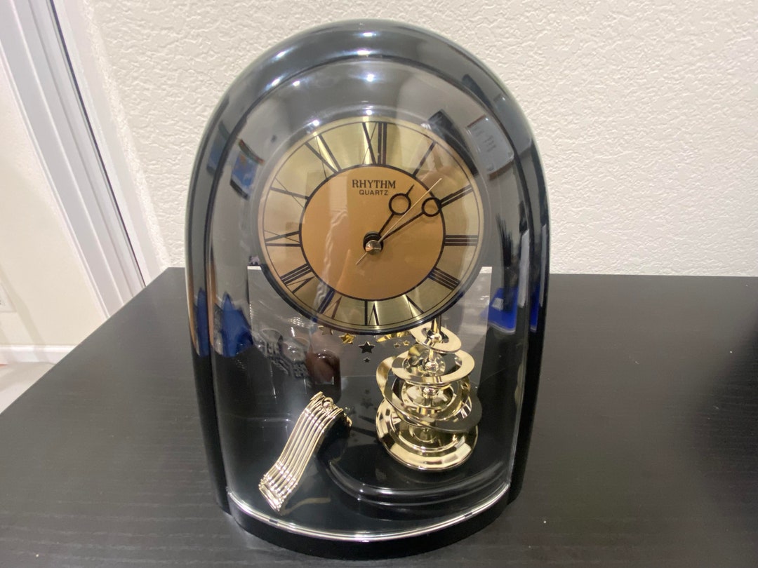 RHYTHM QUARTZ CLOCK Japanese Style Antique Clock Etsy