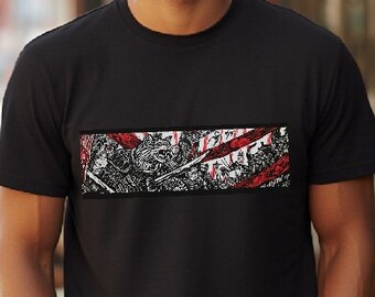 Cat Samurai, Cat Knights, Linocut Print, Japanese Style, Witchcore, Goblincore, Cottagecore, Whimsicore