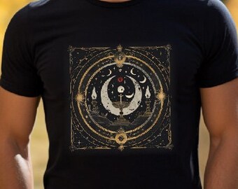 Ritual Shirt, Witchy Shirt, Goblincore, Dark Ritual, Moon Cycles, Occult Shirt