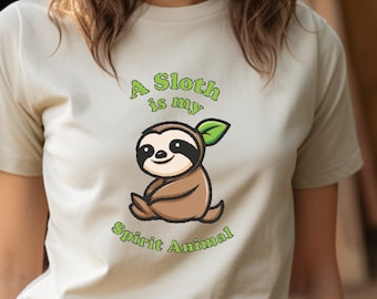 Sloth Shirt, Spirit Animal Shirt, Funny Shirt
