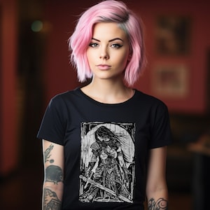Warrior Maiden, Female Knight, Knightcore, Witchcore, Goblincore, Cottagecore, Whimsicore