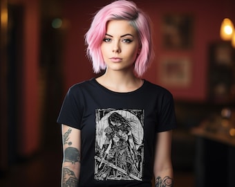 Warrior Maiden, Female Knight, Knightcore, Witchcore, Goblincore, Cottagecore, Whimsicore