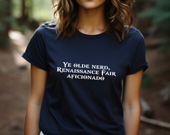 Renaissance Fair Shirt, Medieval Shirt, Fantasy Shirt, Knightcore, Witchcore, Goblincore, Cottagecore, Whimsicore