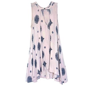 Vestido túnica Free People Tree Swing, top sin mangas, minivestido con bolsillos, talla XS imagen 1