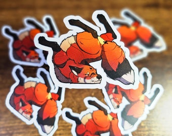 Tripped Fox Sticker