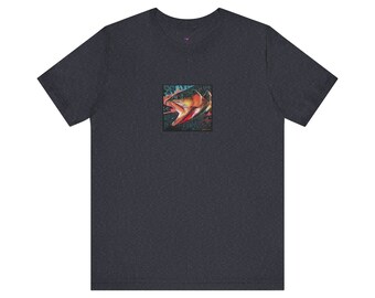 Open Wide Brown Trout T-Shirt | Fly Fishing Gift
