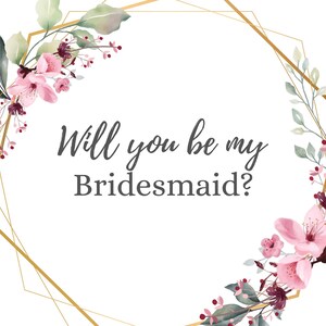 Bridal Party Proposal Cards printable - Etsy