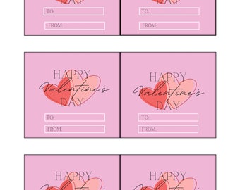 Printable Valentine's Day gift tags/cards