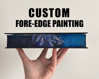 Custom Fore-Edge Painting | Book Painting | Painting | Perfect Gift