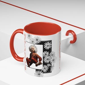 Albert Einstein Two Things Are Infinite Quote Mug | Witty Philosophy Coffee Cup | 11oz, 15oz Accent Mugs for Science Lovers & Thinkers