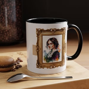 Mary Shelley Life Quote Mug | Inspirational Gothic Coffee Cup | 11oz, 15oz Accent Mugs for Literature & Classic Horror Fans