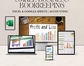 Small Business Accounting Spreadsheet Templates | Excel & Google Sheets | KPI, Profit and Loss, ROI, Pricing,  Competitor Analysis, etc