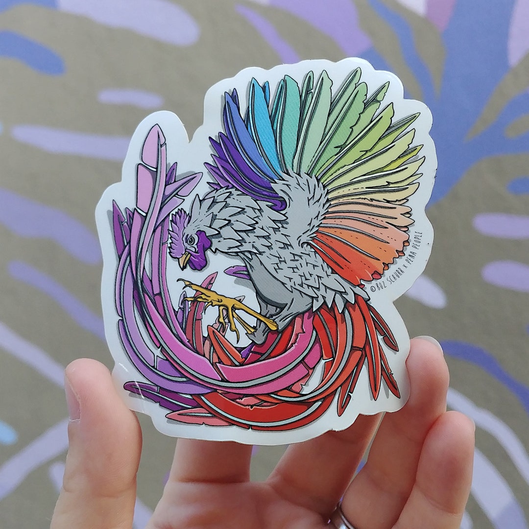 Rainbow Roster Sticker - Etsy