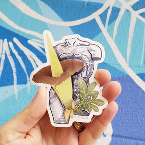 Male Torso/Corpse Flower Sticker