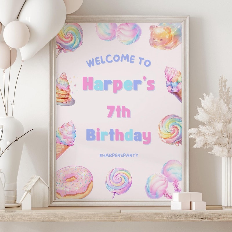 Candyland Printable Signs - Etsy