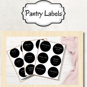 Simple edit and print pantry labels.