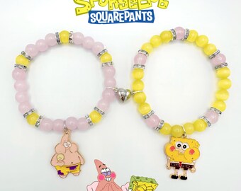 SpongeBob x Patrick matching bracelets