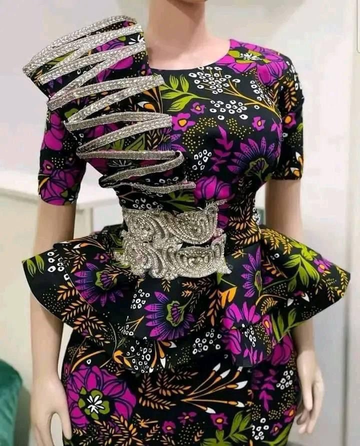 African print dress, Ankara flared mermaid gown, African prom dress, Ankara gown, African ball gown African clothing, Ankara Wedding dress