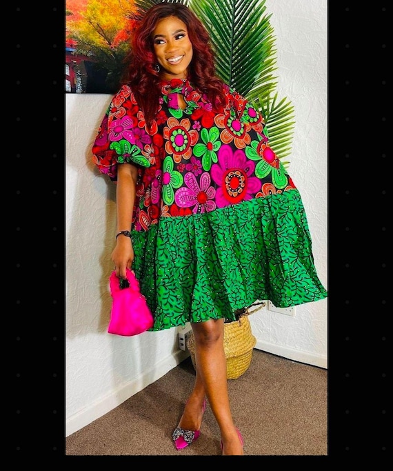 green emerald velvet dress The Rosemary Midi Tea Dress (Pink/Green) | Love Cherish main image 0