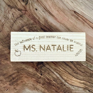 Teacher Gift - Dry Eraser Personalized for Classroom / Teacher Appreciation