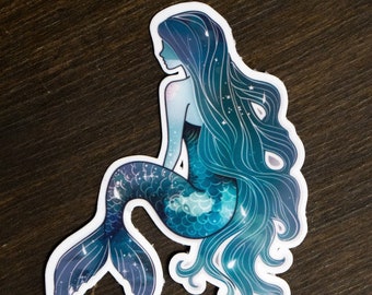 Mermaid sticker pack - Waterproof Vinyl Sticker