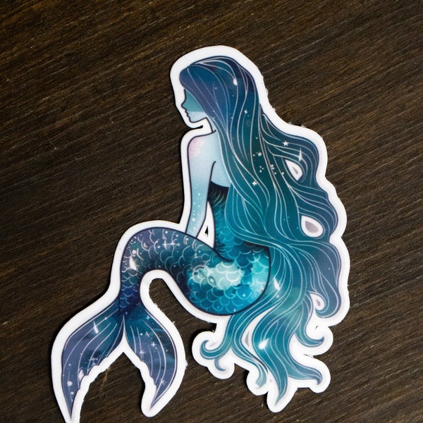Mermaid sticker pack - Waterproof Vinyl Sticker