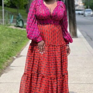 African Print Maxi Dress, Infinity Dress, African Dresses, Ankara Dress, African clothing for Women, African Clothing, African print