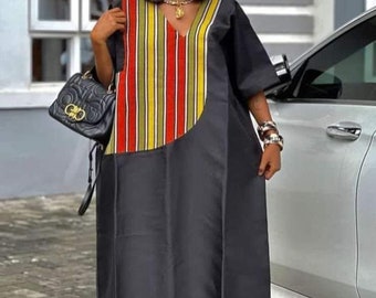 African Kaftan Maxi Dress, African Boubou Gown, African clothing for Women, African Clothing, African print