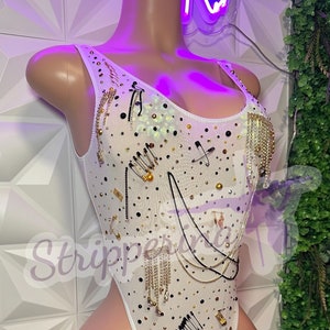 Pin Queen - Traje de baño de una pieza para danza exótica