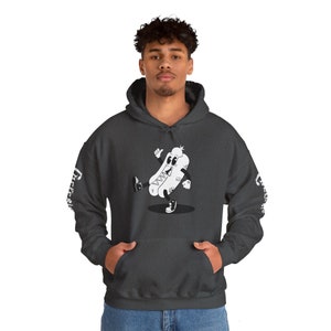 Retro-Cartoon-Hot-Dog-Hoodie Unisex Heavy Blend™