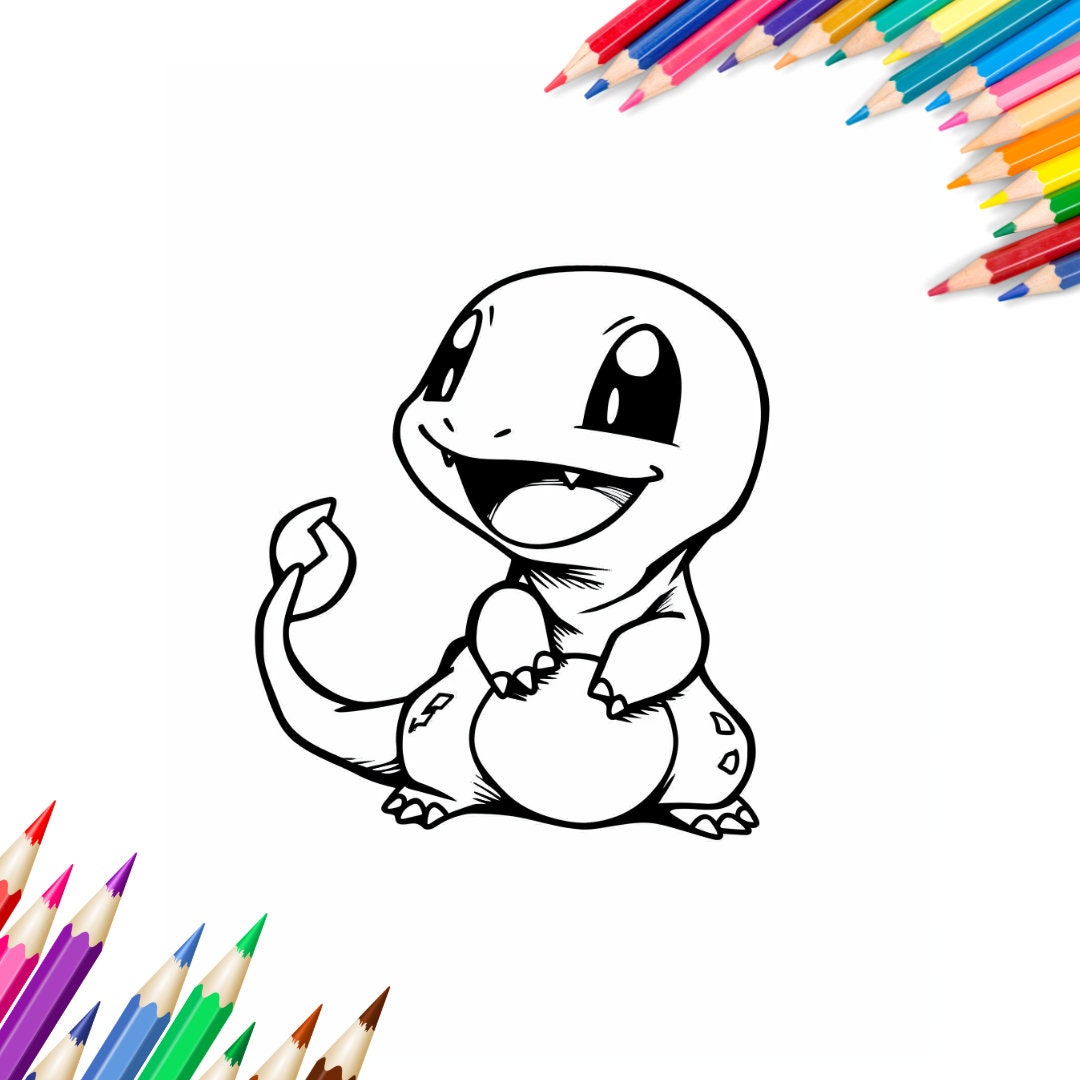 Easy Pokemon Coloring Pages for Kids, High Quality Coloring Books ...